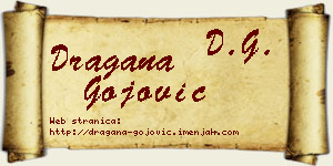 Dragana Gojović vizit kartica